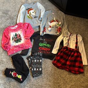 Bundle of girls Christmas clothing! All in great condition